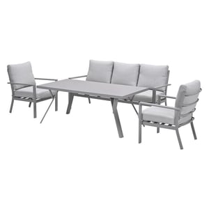 Garden Impressions Sergio lounge-dining sofa set - valley sand