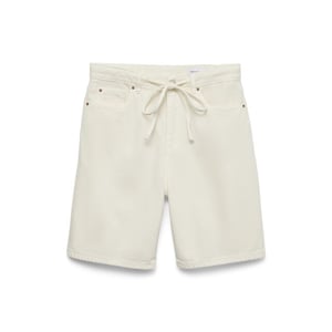 Vero Moda Vmvilla mr bermuda dnm shorts mix ecru