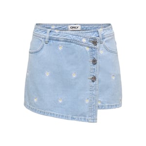 Only Onllesly reg daisy dnm skort bj blue denim