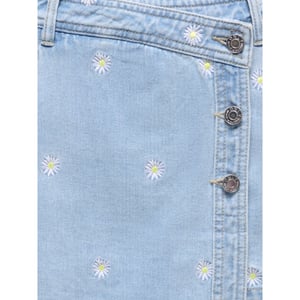 Only Onllesly reg daisy dnm skort bj blue denim