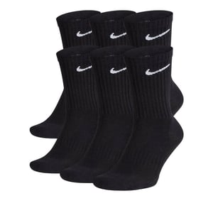Nike Dames/heren sportsokken everyday cushion crew 6-pack