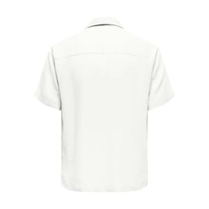 Only & Sons Onslaurence linen resort collar ss off-white