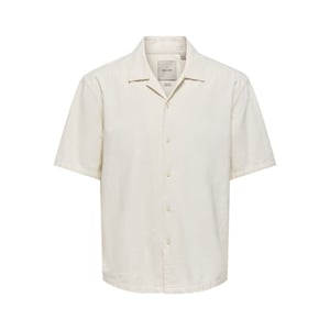 Only & Sons Onscolt reg ss 0570 resort shirt ecru
