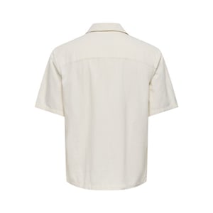 Only & Sons Onscolt reg ss 0570 resort shirt ecru