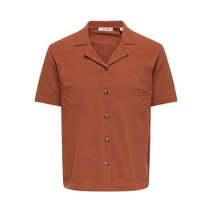 Only & Sons Onsjam life reg ss shirt knit brique