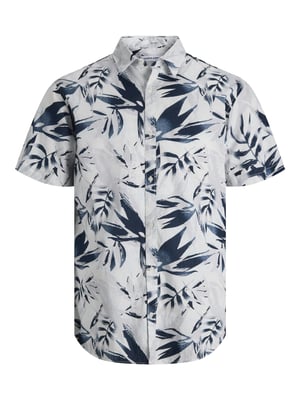 Jack & Jones Mens Short Sleeve Printed Shirt