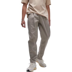 Topman Mens Chino Pant Tapered Fit Textured Chino Soft Cotton Twin Pleat Trouser