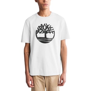 Timberland Mens T Shirts Kennebec River Tree Logo Crew Neck Pullover Summer Top
