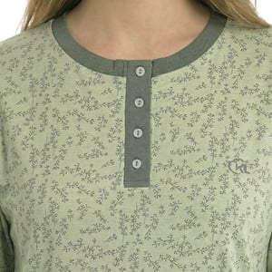 Women's Short-Sleeved Cotton Nightgown KL45000