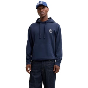 Jack & Jones Mens Pullover Hoodie Kangaroo Pocket