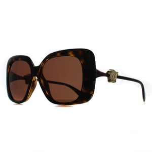 Versace Square Womens Havana Dark Brown VE4499U