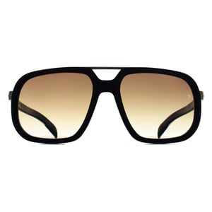 David Beckham Square Mens Black Gold Brown Gradient DB 7101/S