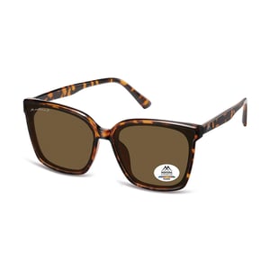 Montana Square Womens Tortoise Brown Polarized MP67