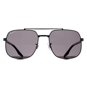 Ray-Ban Aviator Unisex Gunmetal Dark Grey Chromance Polarized RB3699