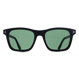 Tom Ford Square Mens Shiny Black Green Barron FT1179