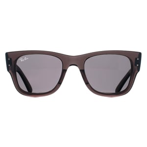 Ray-Ban Square Unisex Transparent Black Dark Grey RB0840S Mega Wayfarer