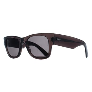 Ray-Ban Square Unisex Transparent Black Dark Grey RB0840S Mega Wayfarer