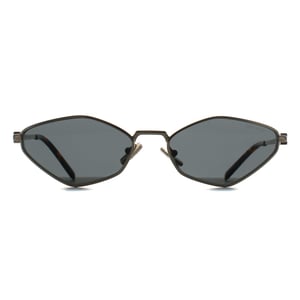 Miu Miu Oval Womens Pale Gold Dark Grey MU56ZS
