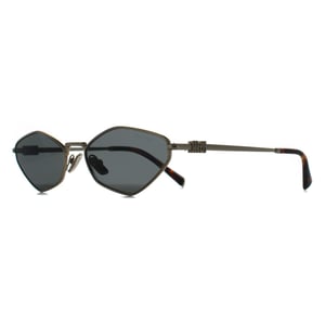 Miu Miu Oval Womens Pale Gold Dark Grey MU56ZS