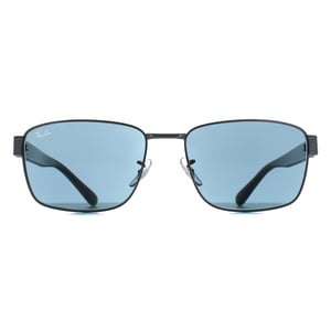 Ray-Ban Rectangle Unisex Gunmetal Havana Grey Blue RB3750