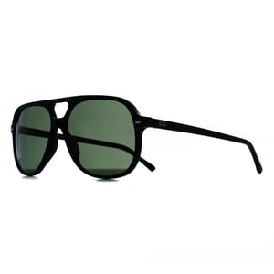 Ray-Ban Square Mens Black G-15 Green Polarized RB2198 Bill