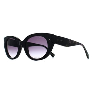 Ted Baker Oval Womens Gloss Black Grey Gradient TB1737