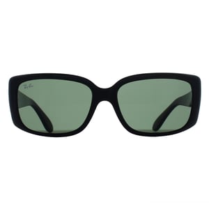 Ray-Ban Rectangle Womens Black G-15 Green RB4389