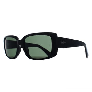 Ray-Ban Rectangle Womens Black G-15 Green RB4389