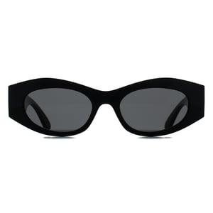 Versace Cat Eye Womens Black Dark Grey VE4480U