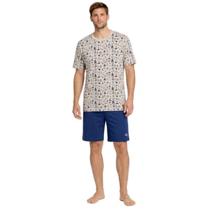 Heren Zomer Katoenen Korte Pyjama's KL30000