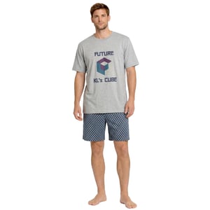 Heren Katoenen Zomer Korte Pyjama's KL30000