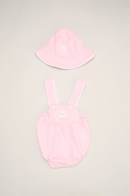 Star Romper and Hat Outfit Set