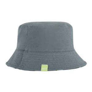 Regatta Barn/Kids Camo vändbar bucket hatt (Camo grön/mörk storm)