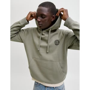 Jack & Jones Mens Pullover Hoodie Kangaroo Pocket