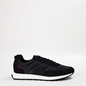 Men's Hugo Icelin Runn Low Top Sneakers in Black