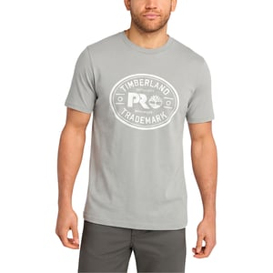 Timberland Pro Trademark Mens Classic Logo T Shirts Summer Crew Neck Top NEW