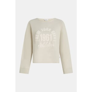Penn & Ink S26f1886ltd 054-018 penn en ink sweater print jute wash