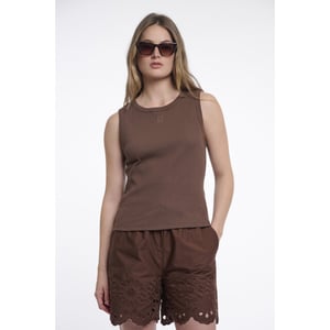 Rino & Pelle Arza.7002624 tanktop dark brown
