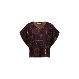 Studio Anneloes renske paisley top 13749 8714 espresso/kit