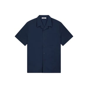 Olaf Seersucker camp shirts korte mouw overhemden m250300