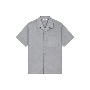 Olaf Seersucker camp shirts korte mouw overhemden m250300