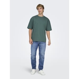Only & Sons onscaspian airflex boxy ss tee noos 22031940 silver pine