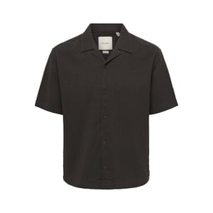 Only & Sons onscruz rlx seersucker resort ss sh 22038003 black coffee