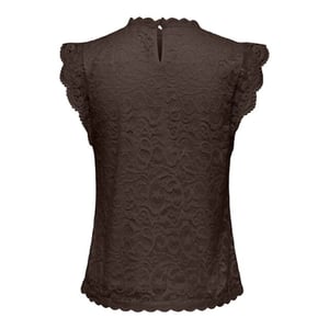Jacqueline de Yong lotas s/l lace top jrs 15371696 chicory coffee