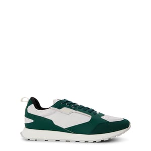 Men's Hugo Runn Pumf N 10266583 01 Low Top Trainers in Open Green