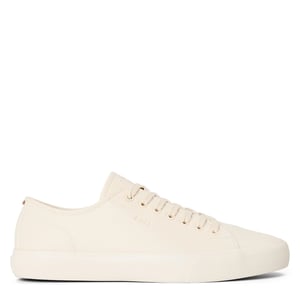 Men's Boss Low Profile Sporty Trainers With Rubber Soles in Light Beige