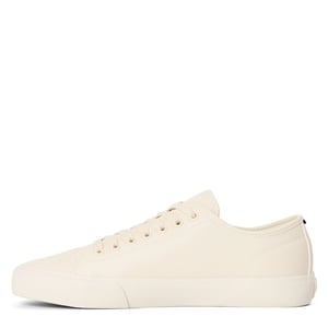 Men's Boss Low Profile Sporty Trainers With Rubber Soles in Light Beige