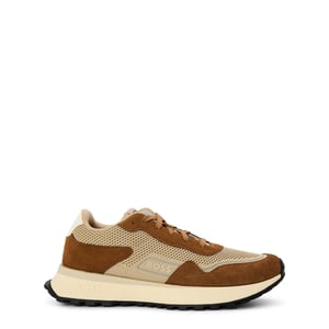 Men's Boss Runn Knsd 10260591 01 Low Top Trainers in Open Brown