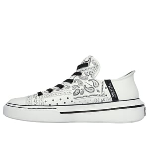 Men's Skechers Low Top Trainers in White/Black
