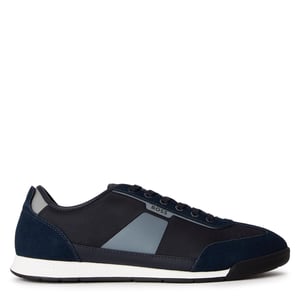 Men's Boss Nitan Lowp Nymith 10271652 01 Low Top Trainers in Open Blue